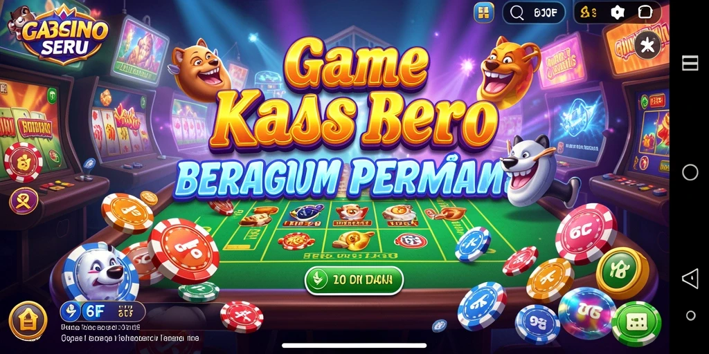 Tampilan gameplay Kasino yang menarik dan penuh warna
