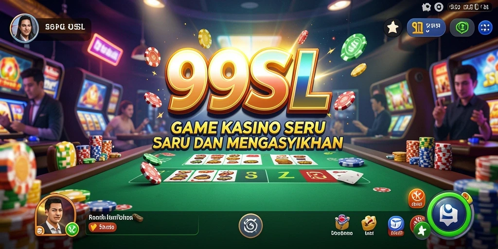 Screenshot gameplay 99SL menampilkan serunya permainan Kasino.