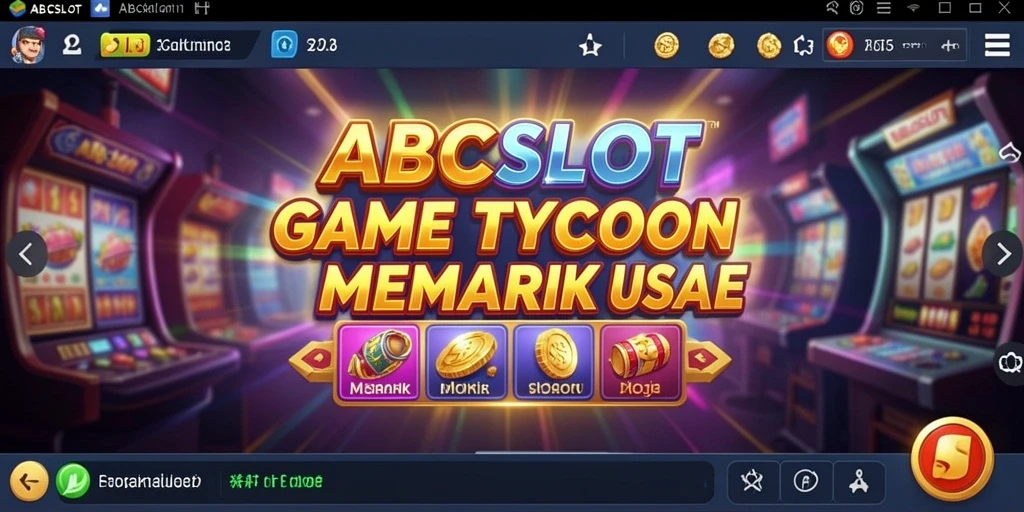 Tampilan gameplay menarik dari ABCSLOT dengan berbagai slot mesin.