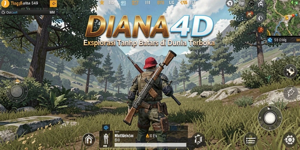 Gameplay seru DIANA4D dengan eksplorasi dunia terbuka.
