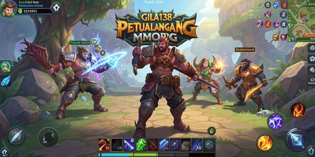 Tampilan gameplay <strong>GILA138</strong> yang memukau dalam dunia MMORPG.