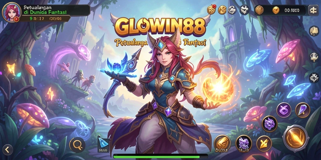 Screenshot GLOWIN88 menunjukkan aksi seru dalam petualangan.