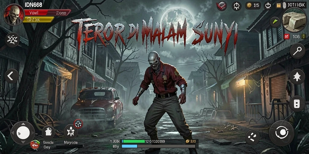Gameplay mencekam dengan suasana seram dan penuh ketegangan.