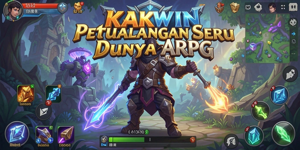 Tampilan gameplay KAKWIN yang seru dan mendebarkan dalam petualangan ARPG.