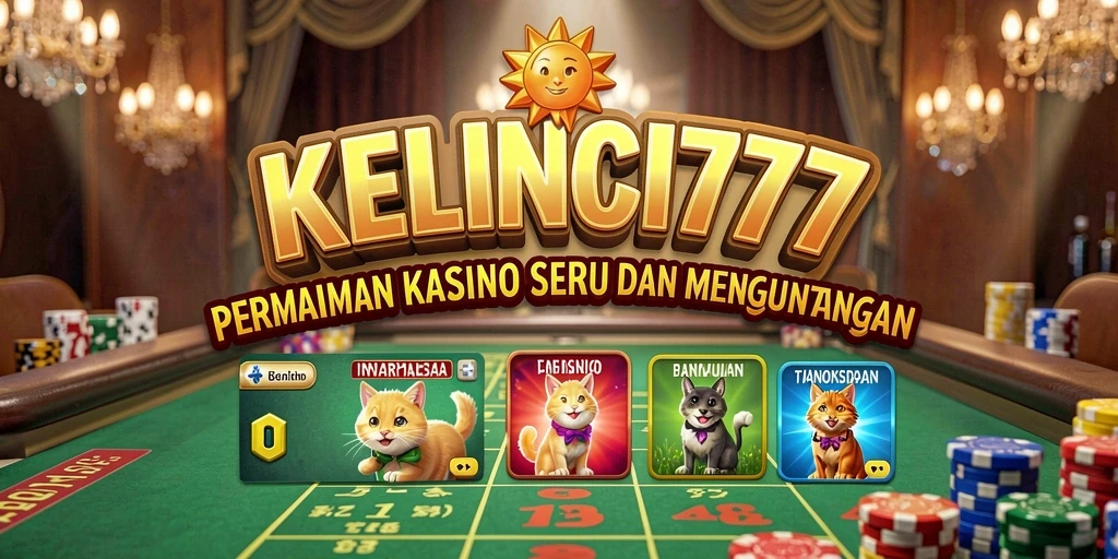 Screenshot utama KELINCI777 yang menunjukkan gameplay seru kasino.