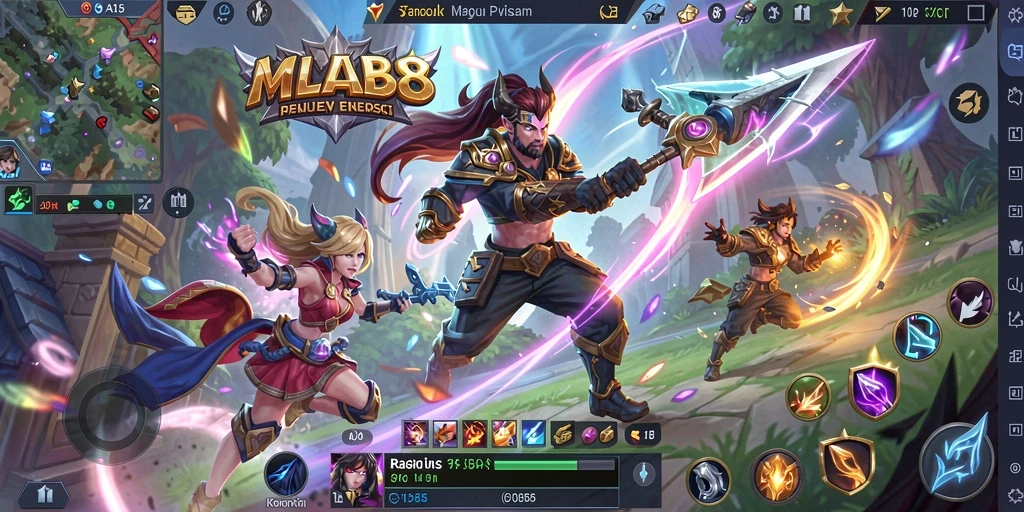 Tampilan screenshot gameplay MLBB8 yang menarik dan dinamis.